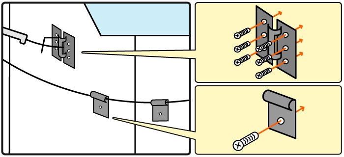 引き留め金具イメージ図