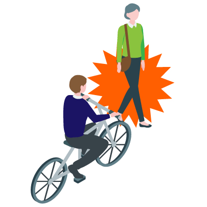 自転車の事故