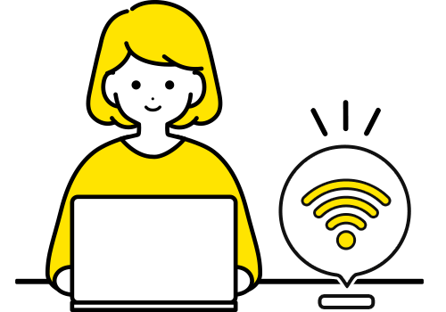 モバイルルーターのイメージ図